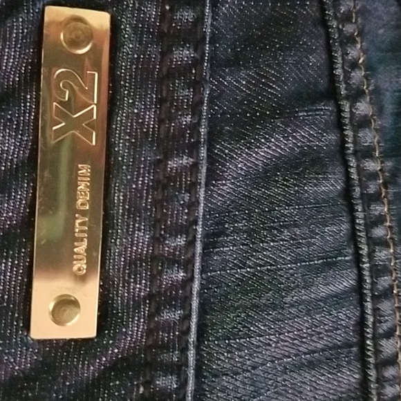 X2 Denim Mini Skirt Sz 12 - Picture 5 of 6